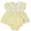 K14230: Baby Girls Dress, Pant & Headband Set (NB-6 Months)